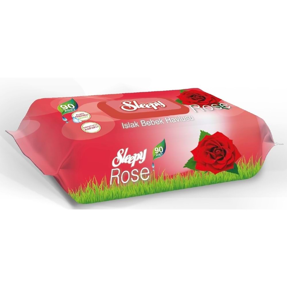 SLEEPY ISLAK HAVLU ROSE 90 ADET