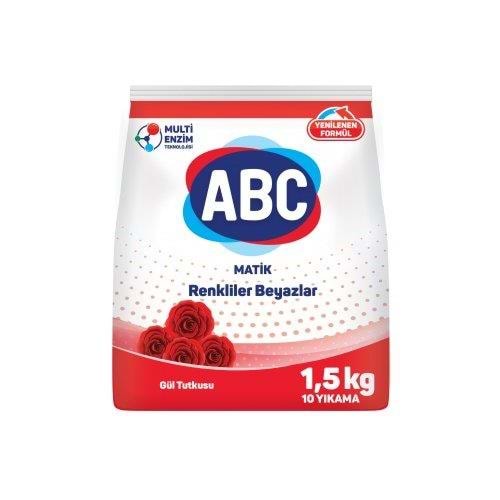 ABC MATİK RENKLİLER BEYAZLAR GÜL TUTKUSU 1,5KG