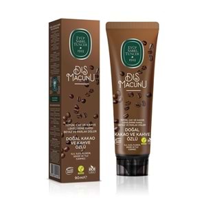 EST DİŞ MACUNU DOĞAL KAKAO VE KAHVE ÖZLÜ 90ML