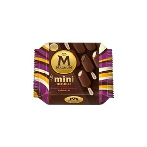 ALGİDA MAGNUM MİNİ DOUBLE ÇİKOLATA X2 KARADUT BÖĞÜRTLEN X2 KARAMEL X2
