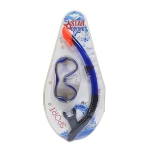 STAR DDİVİNG DENİZ GÖZLÜĞÜ + ŞNORKEL SET 51713