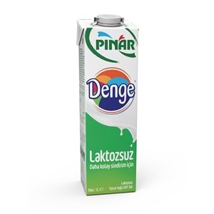 PINAR DENGE LAKTOZSUZ YARIM YAĞLI UHT SÜT 1LT