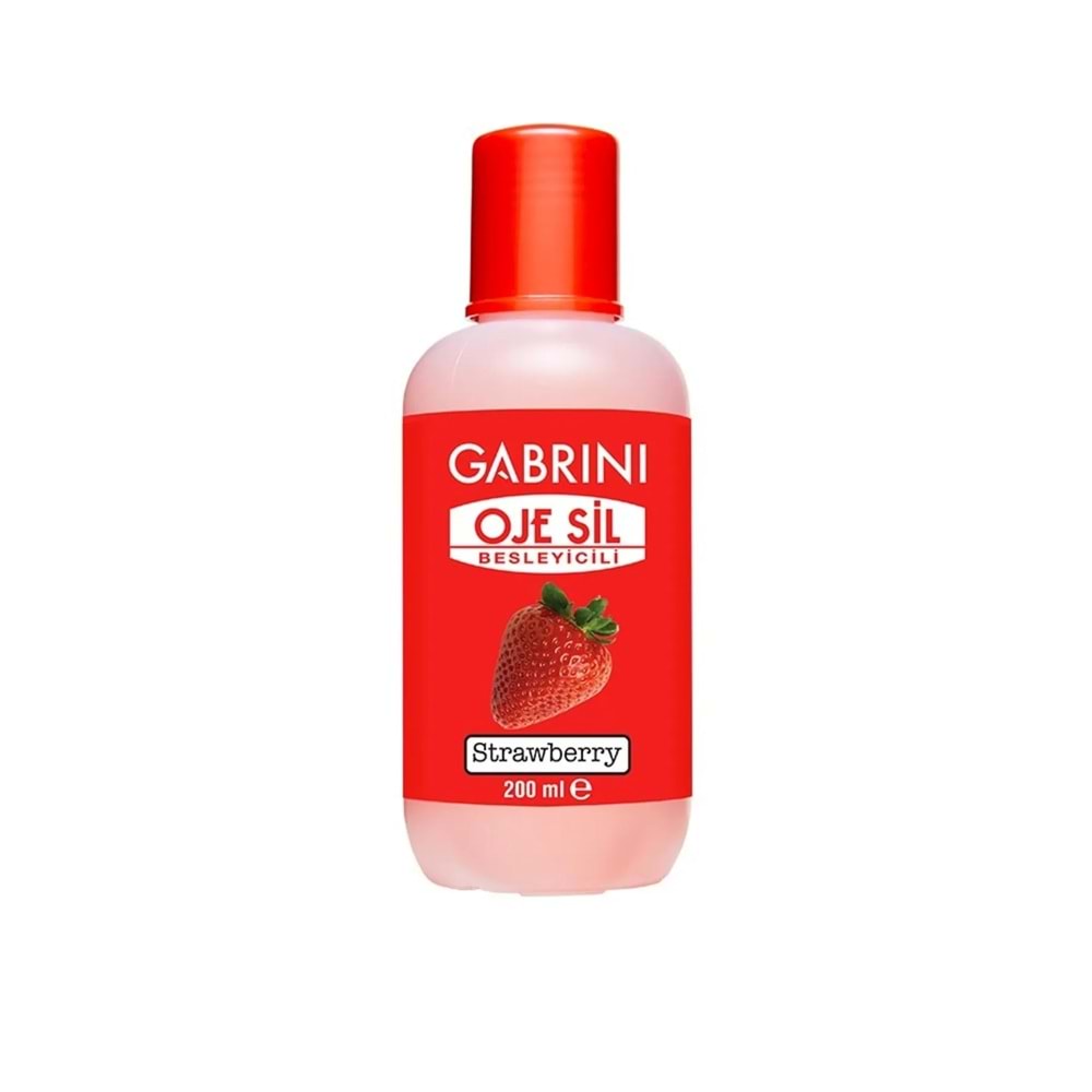 GABRİNİ OJE SİL STRAWBERRY 200 ML ASETON