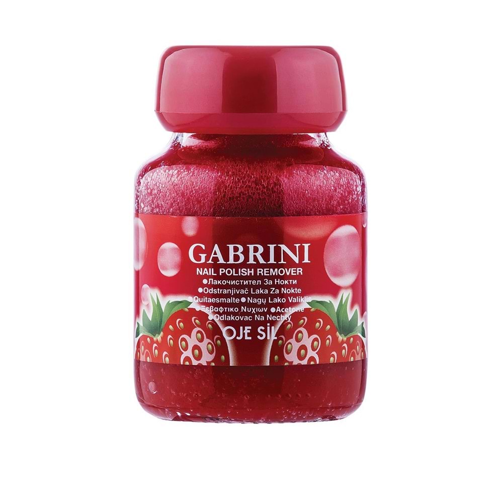 GABRİNİ CAM SÜNGERLİ OJE SİL 75ML ÇİLEK