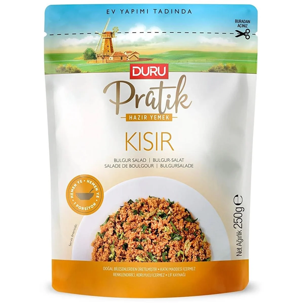 DURU PRATİK HAZIR YEMEK KISIR 250G