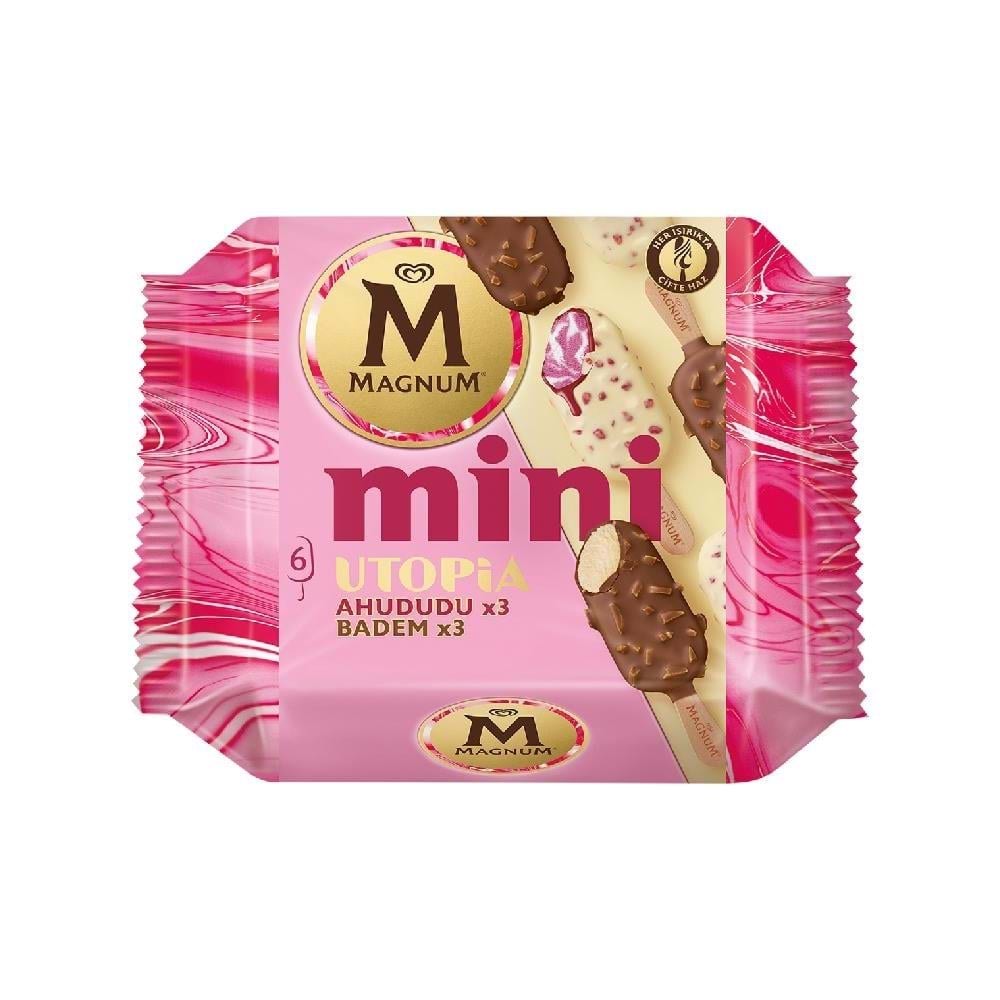 ALGİDA MAGNUM MİNİ UTOPİA AHUDUDU X3 BADEM X3 438ML