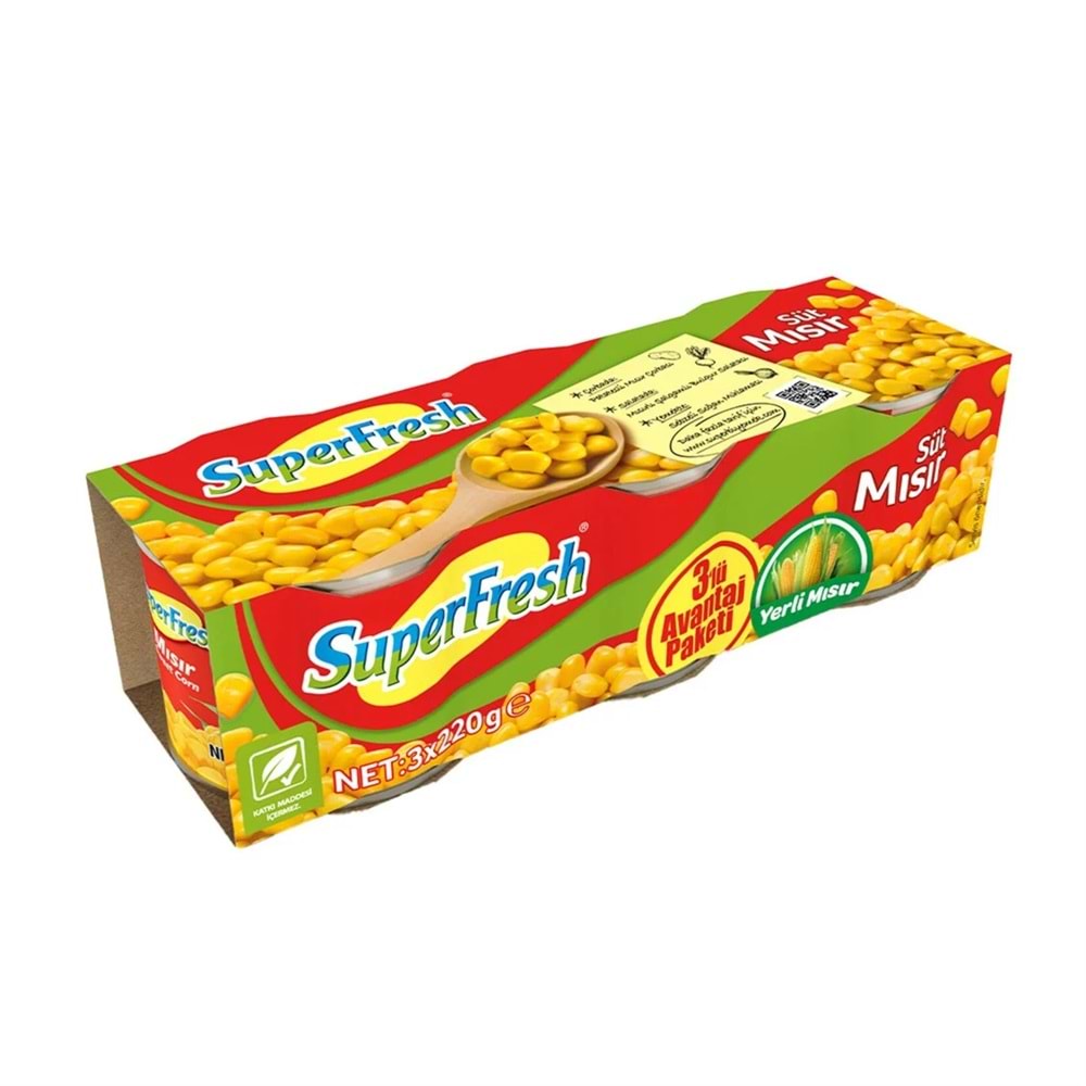 SUPERFRESH SÜT MISIR 3LÜ AVANTAJ PAKET