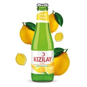 KIZILAY LİMON AROMALI MADEN SUYU 200ML