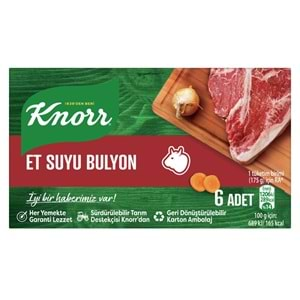 KNORR ET SUYU BULYON 6LI PAKET