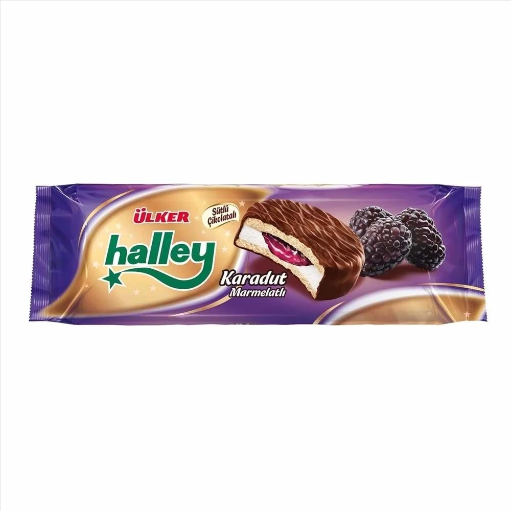 ÜLKER HALLEY KARADUT MARMELATLI 236g