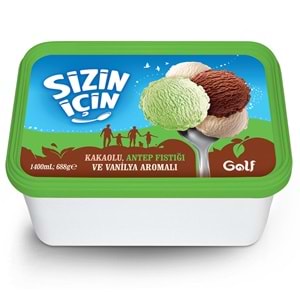 GOLF SİZİN İÇİN ANTEP FISTIĞI KAKAO-VANİLYA 1400ML