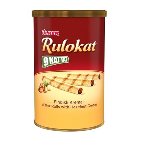 ÜLKER RULOKAT 9 KAT TAT FINDIK KREMALI 170G