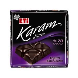 ETİ KARAM BİTTER %70 KAKAO 60G
