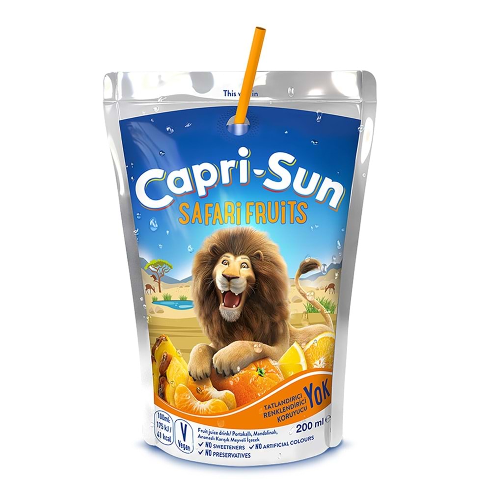 CAPRİ-SUN SAFARİ FRUİTS 200ML
