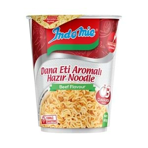 İNDOMİE NOODLE DANA ETİ 60GR BARDAK