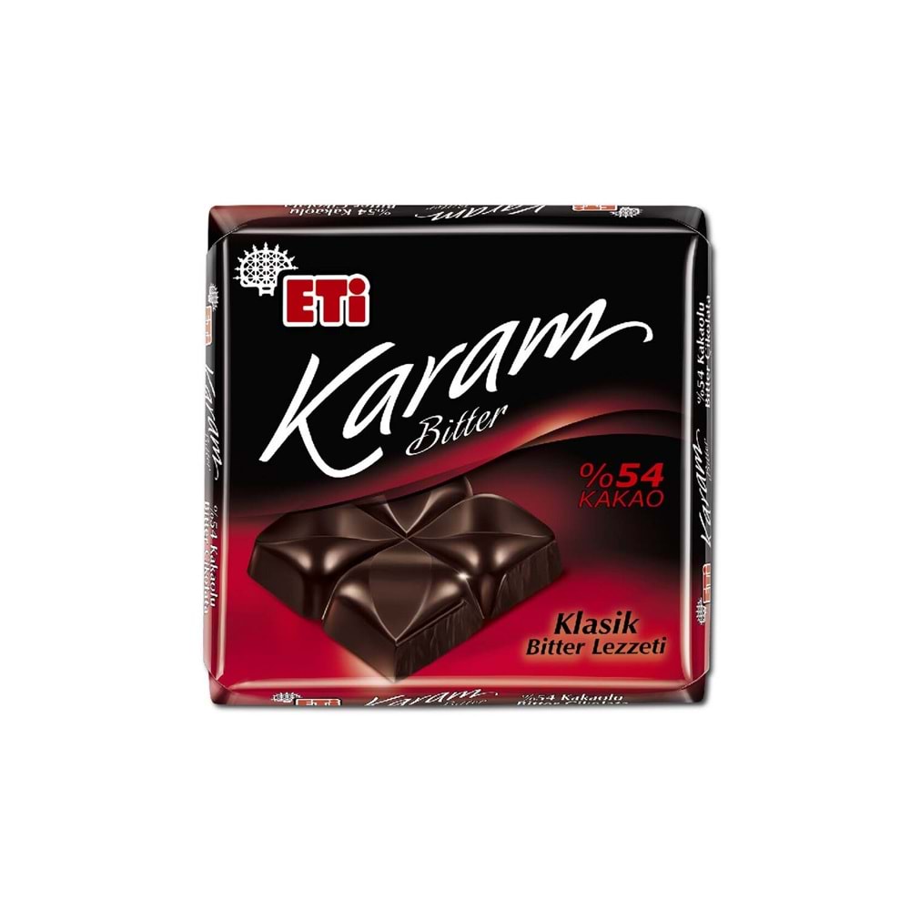 ETİ KARAM BİTTER %54 KAKAO 60G