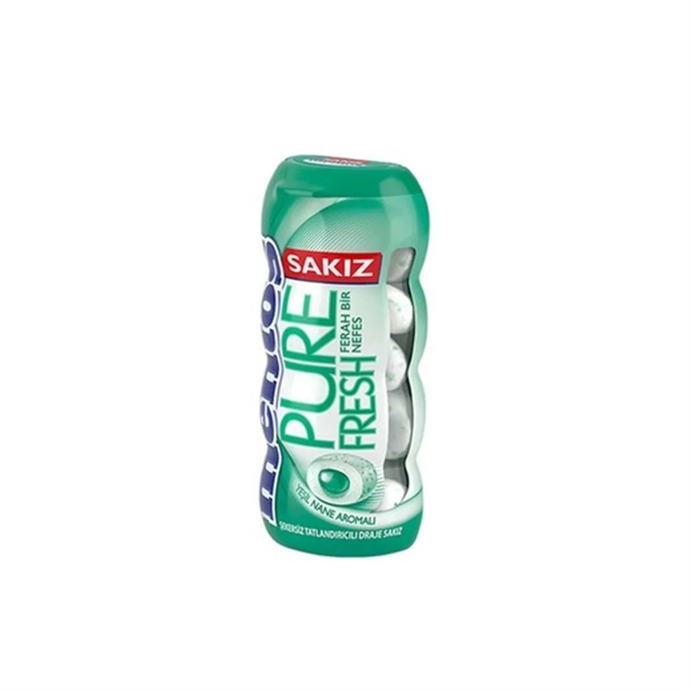 MENTOS PURE FRESH YEŞİL NANE AROMALI SAKIZ 30G