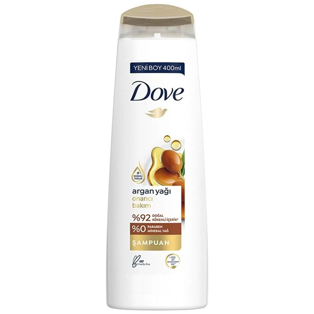 DOVE ARGAN YAĞI ONARICI BAKIM ŞAMPUAN 400ML