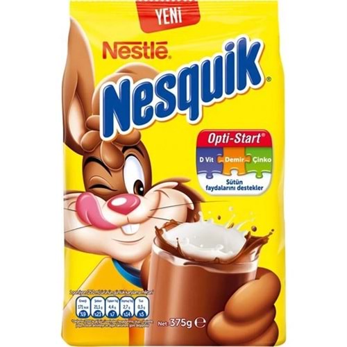 NESTLE NESQUİK 375G TOZ İÇİCEK PAKET