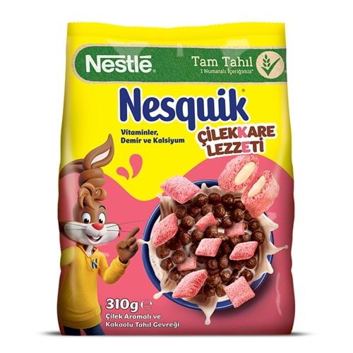 NESTLE NESGUİK ÇİLEKKARE LEZZETİ 310G