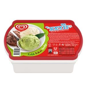 ALGİDA KEYİF KAKAO-FISTIK-VANİLYA 1400ML