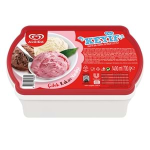 ALGİDA KEYİF ÇİLEK-KAKAO-VANİLYA 1400ML