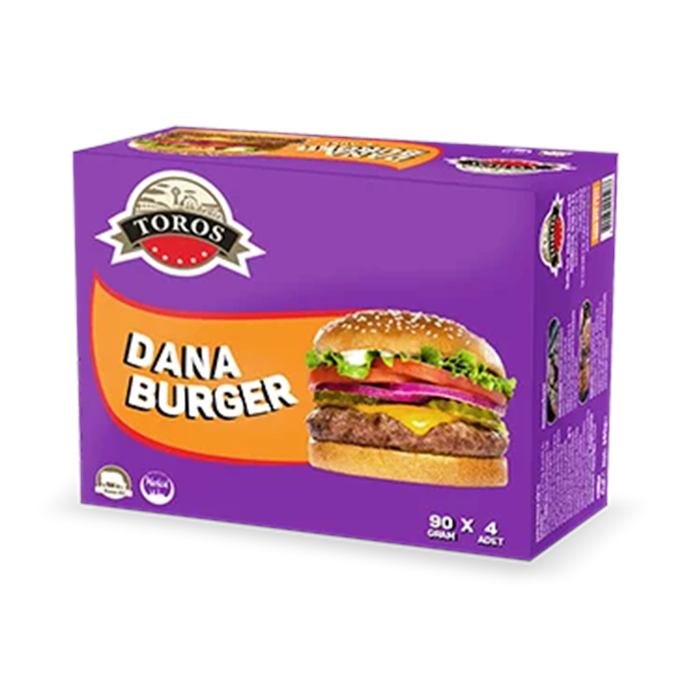 TOROS DANA BURGER 90G X 4 ADET PAKET