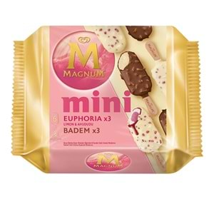 ALGİDA MAGNUM MİNİ EUPHORIA X3 BADEM X3