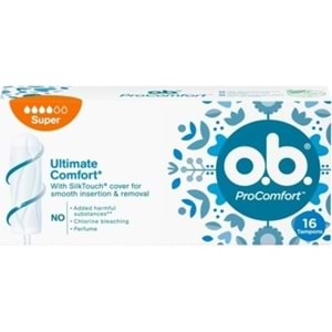 O.B. ULTİMATE COMFORT SÜPER 16 ADET TAMPON