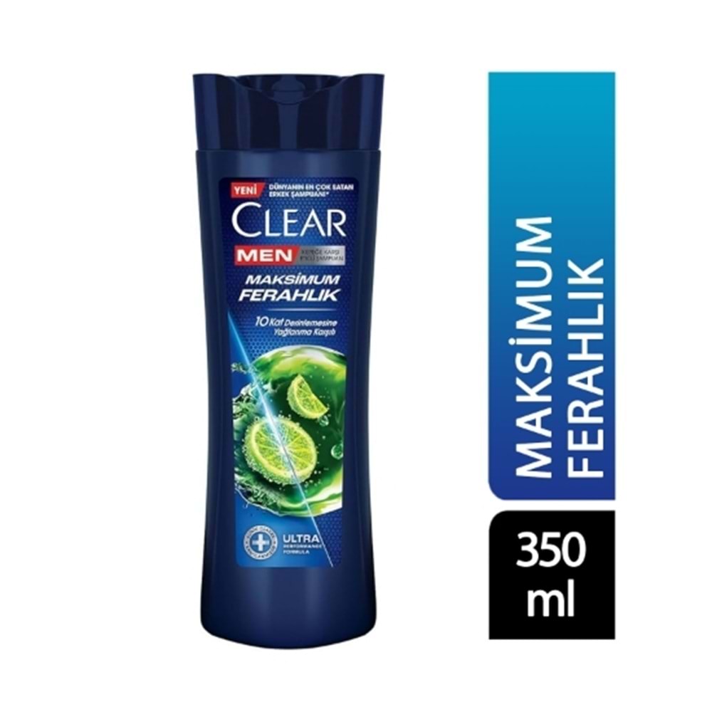 CLEAR MEN GÜNLÜK ARINMA VE FERAHLIK 350ML ŞAMPUAN